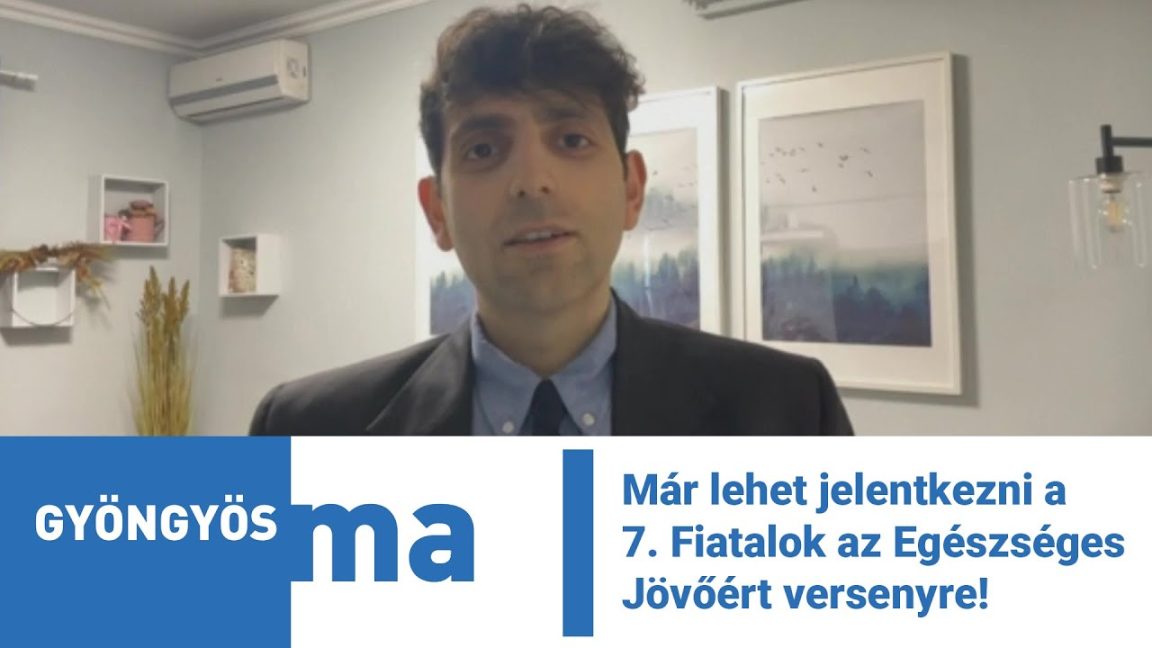 Már lehet jelentkezni a 7. Fiatalok az Egészséges Jövőért versenyre!