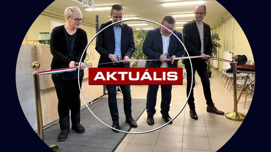 Ünnepélyes keretek között nyitották meg az új postát