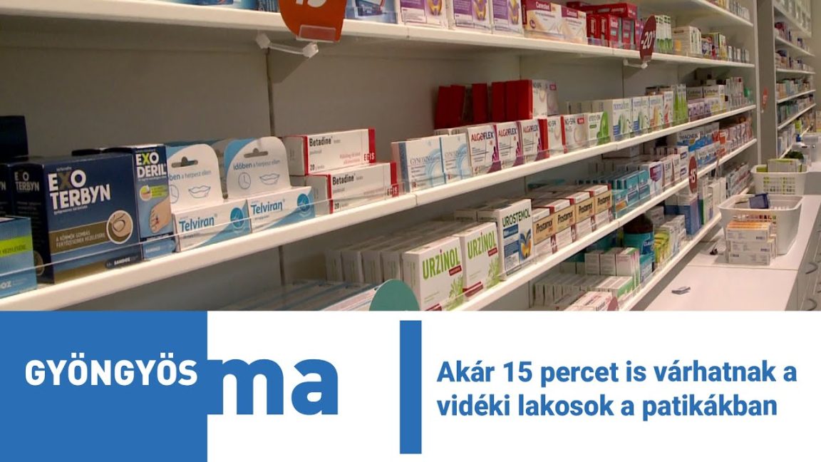 Akár 15 percet is várhatnak a vidéki lakosok a patikákban