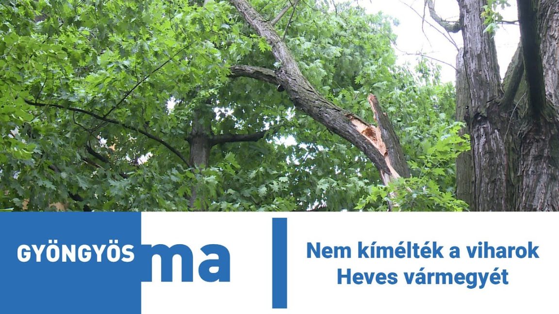 Nem kímélték a viharok Heves vármegyét