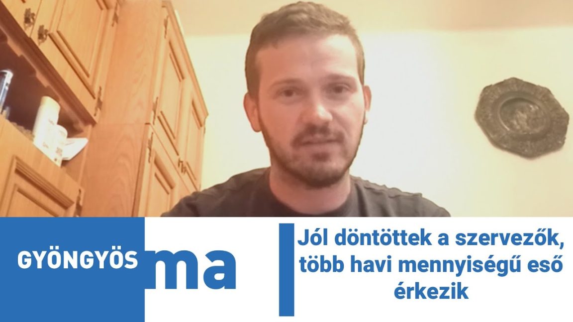 Jól döntöttek a szervezők, több havi mennyiségű eső érkezik