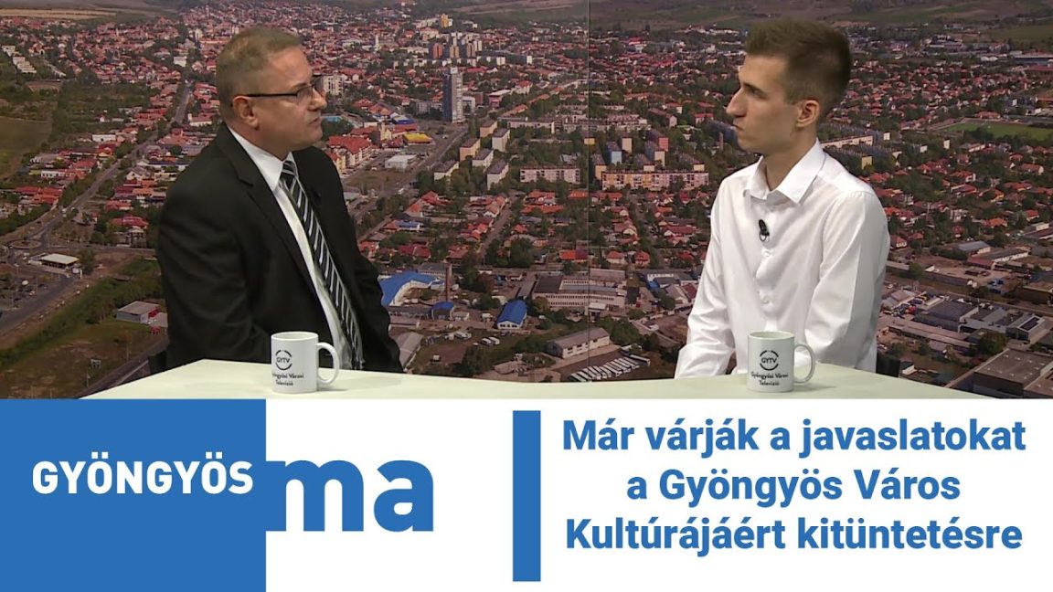 Már várják a javaslatokat a Gyöngyös Város Kultúrájáért kitüntetésre