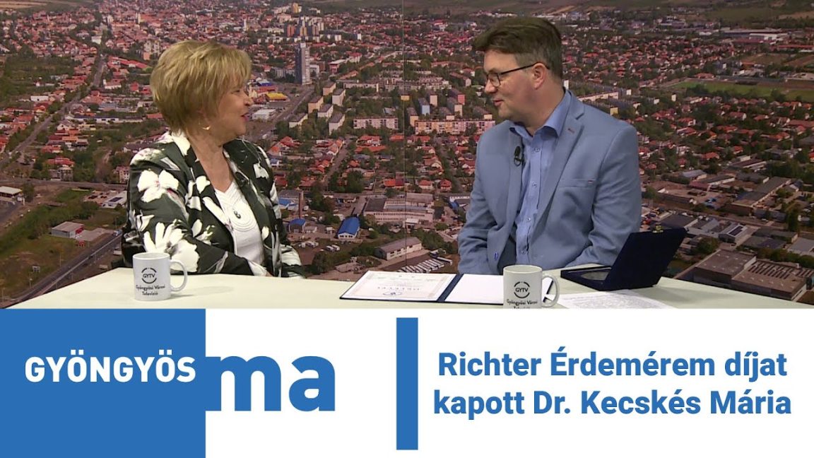Richter Érdemérem díjat kapott Dr. Kecskés Mária