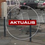 Felgyújthattak egy büfékocsit a bevásárlóközpont parkolójában
