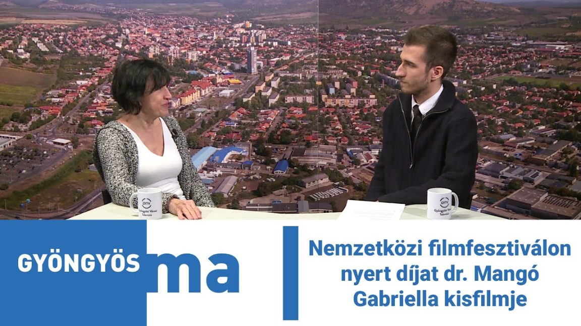 Nemzetközi filmfesztiválon nyert díjat dr. Mangó Gabriella kisfilmje