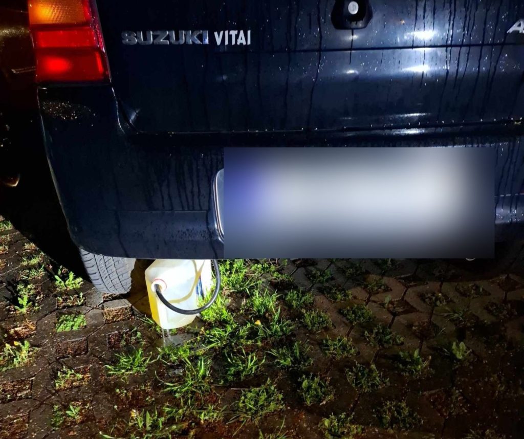 Az éj leple alatt lopta a benzint – sikertelenül