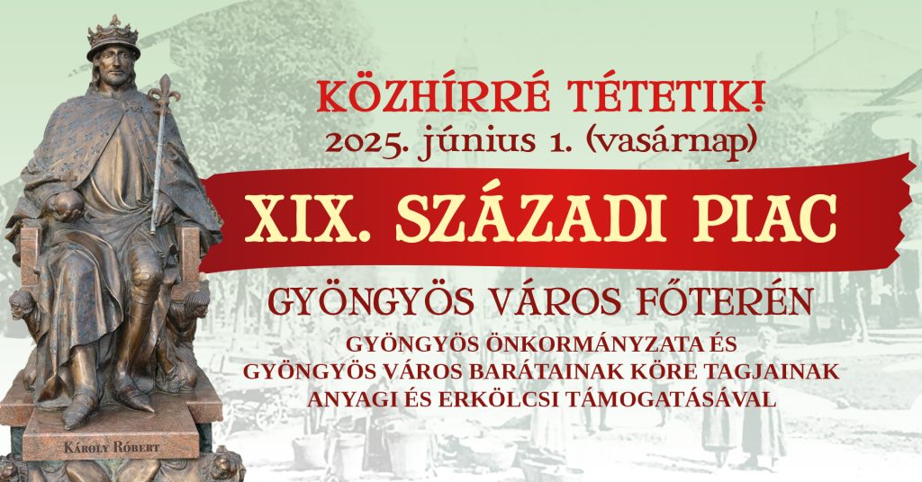 » XIX. századi piac – Gyöngyök