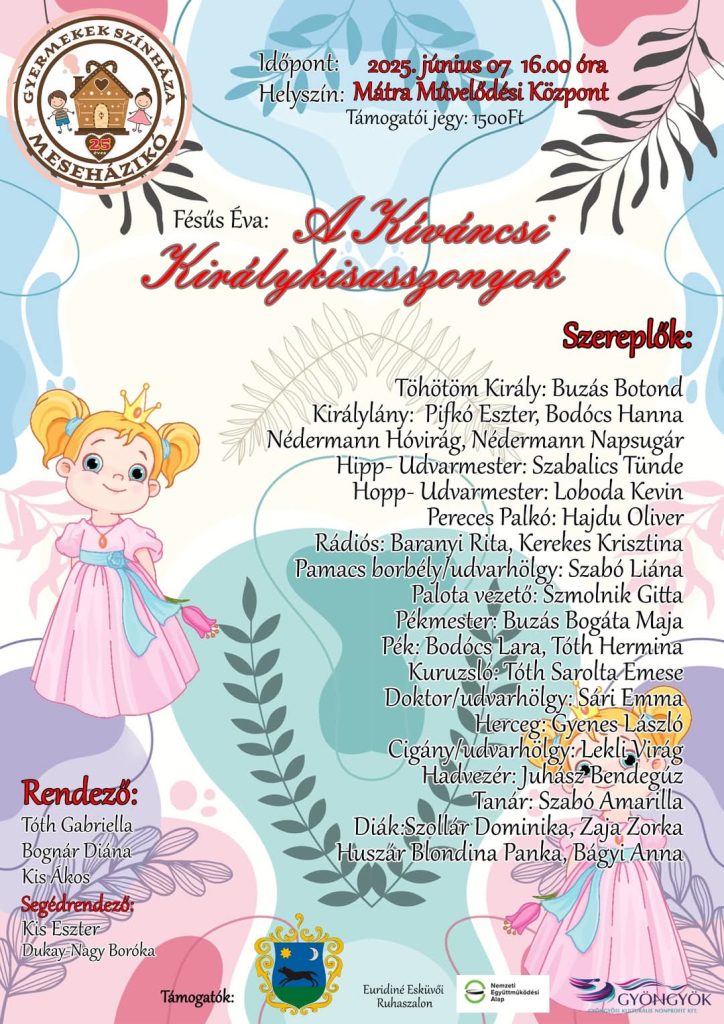 » A kíváncsi királykisasszonyok – Gyöngyök