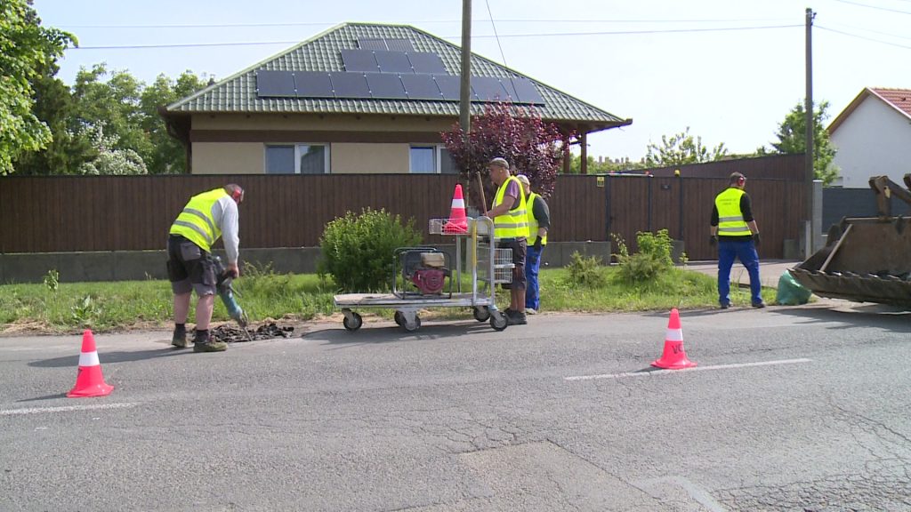Befejeződött a városi utak javításának első üteme