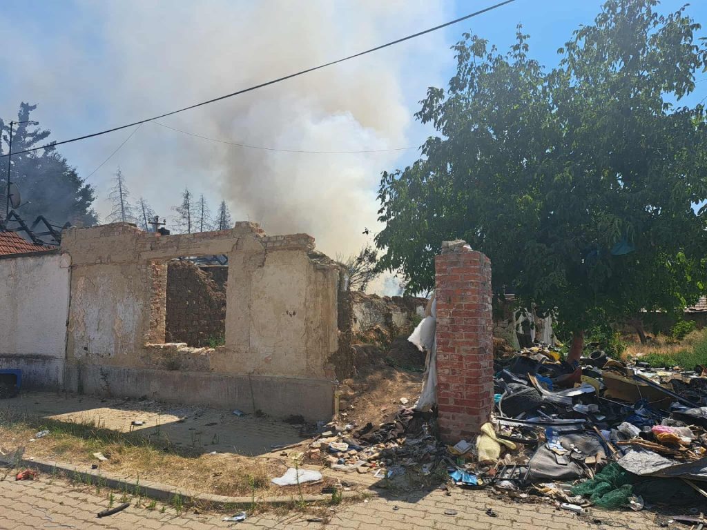 Tűz van a Csobánka utcában