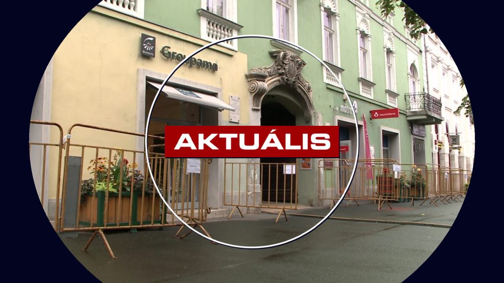 Omlásveszély: lezárt terület a Fő téren – Aktuális 2025.08.21.