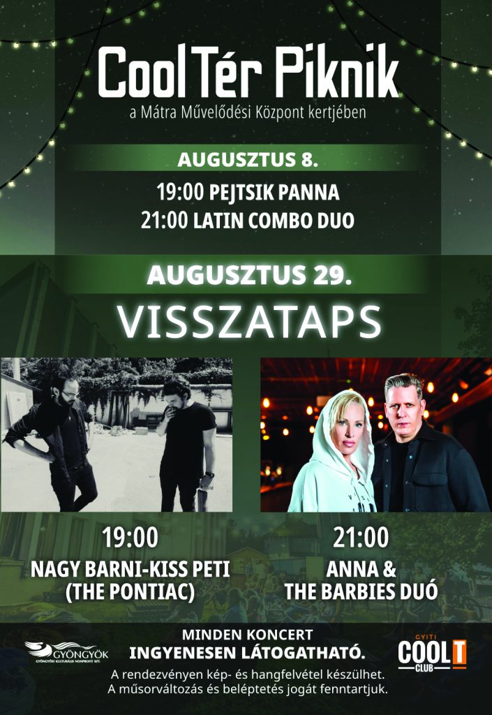 » Visszataps – Gyöngyök – Gyöngyösi Kulturális Nonprofit Kft.