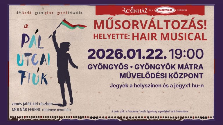 » A Pál utcai fiúk – zenés játék két részben – Gyöngyök