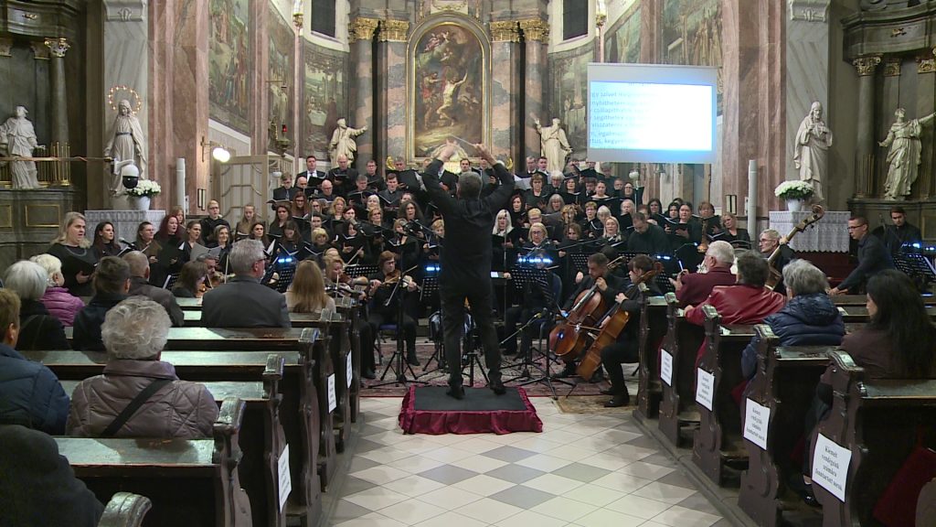 Eddig sosem hallott mű csendült fel a templomban