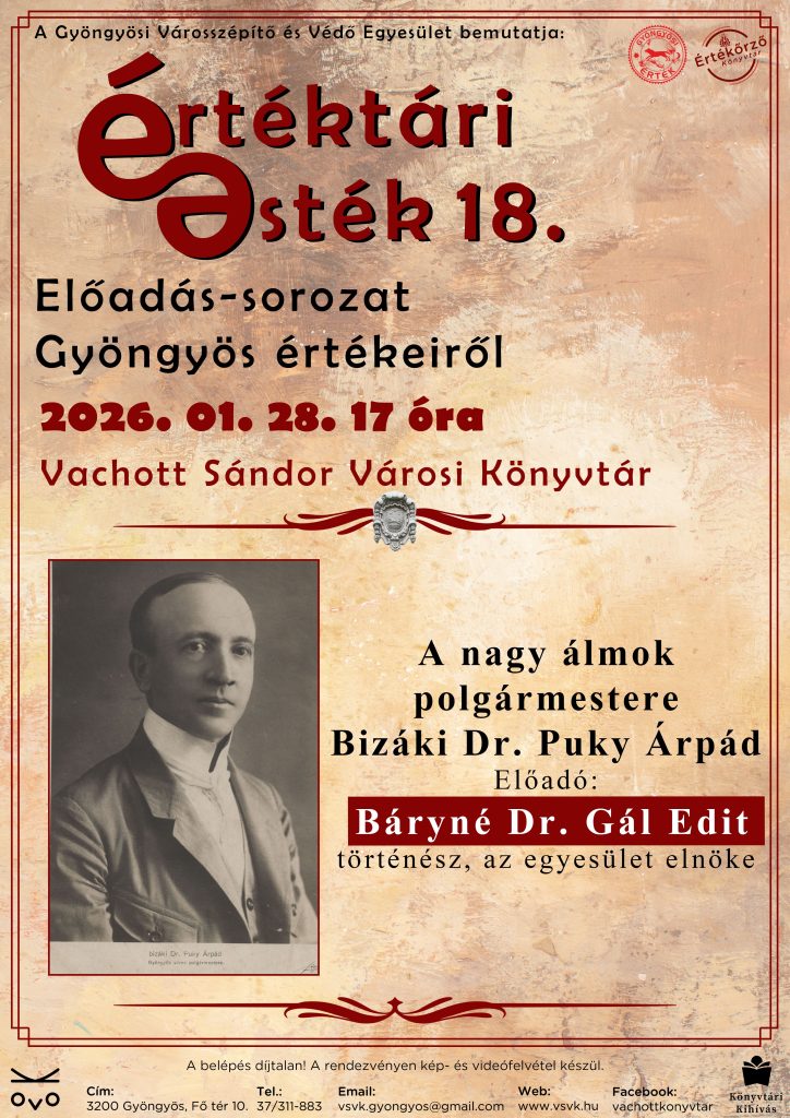 ÉRTÉKTÁRI ESTÉK 18.