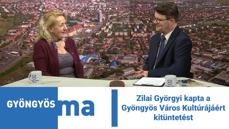 Zilai Györgyi kapta a Gyöngyös Város Kultúrájáért kitüntetést