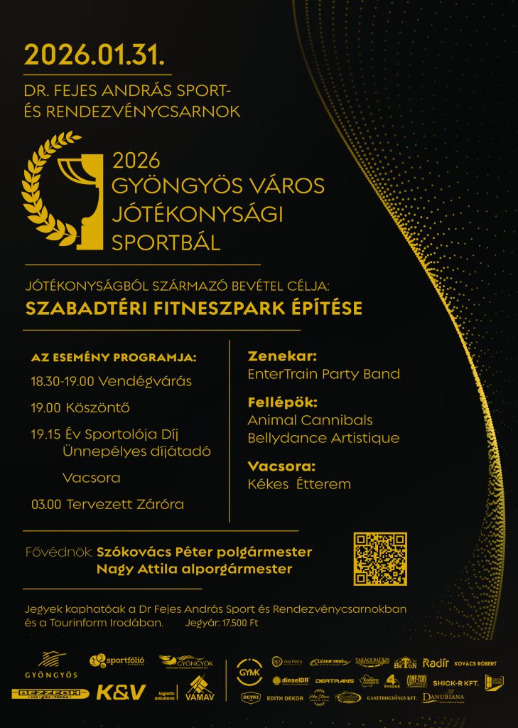 2026 GYÖNGYÖS VÁROS JÓTÉKONYSÁGI SPORTBÁL