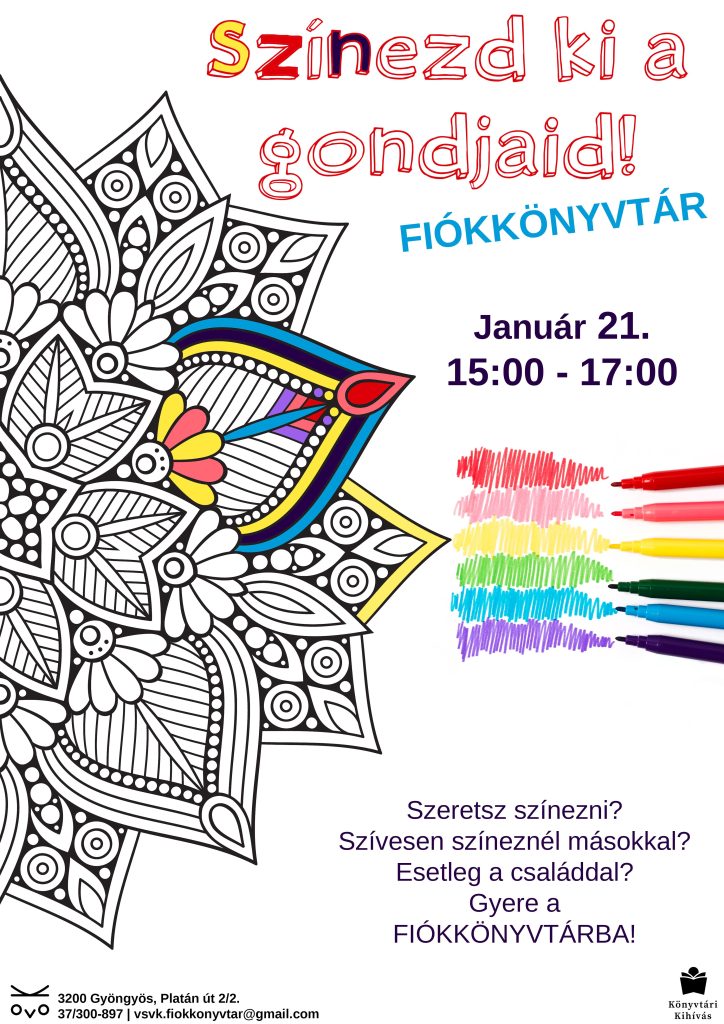 Színezd ki a gondjaid!