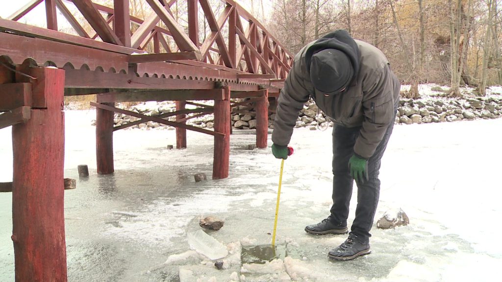 Nem biztonságos jégre menni Sástón