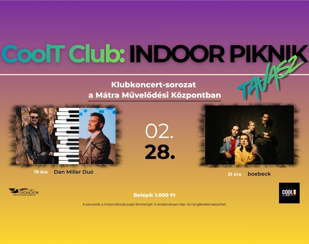 Dan Miller Duó ¤¤¤ BOEBECK ¤¤¤ (INDOOR PIKNIK 10/1.)