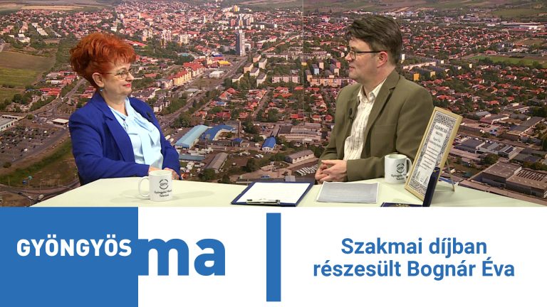 Szakmai díjban részesült Bognár Éva