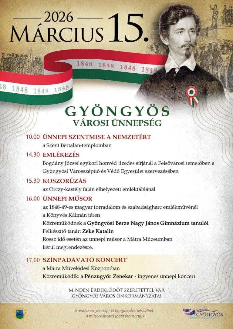 » 2026. március 15. – Gyöngyök