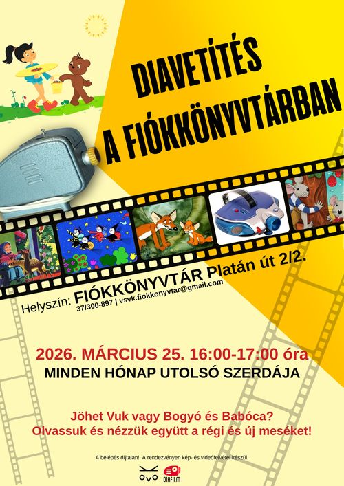 Diavetítés a Fiókkönyvtárban