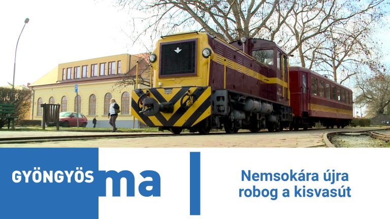 Nemsokára újra robog a kisvasút
