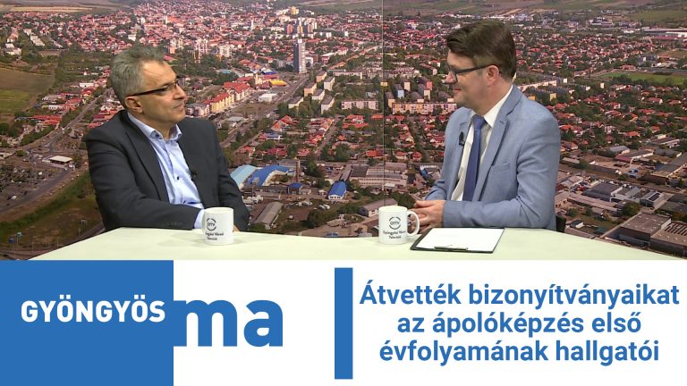 Átvették bizonyítványaikat az ápolóképzés első évfolyamának hallgatói Gyöngyösön