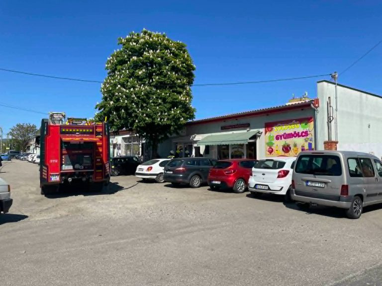 Tűz volt a Püspöki úton