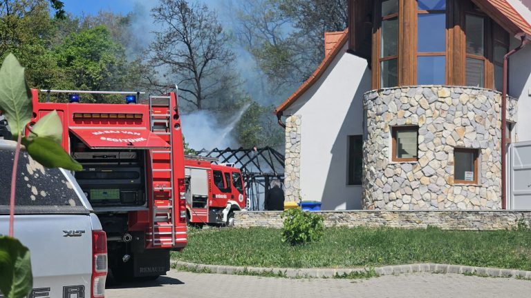 A Harkály Házhoz vonultak a tűzoltók