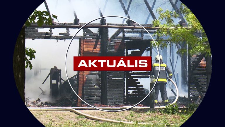 Tűz Mátrafüreden- raktárépületek és növényzet égett – Aktuális 2026.04.27