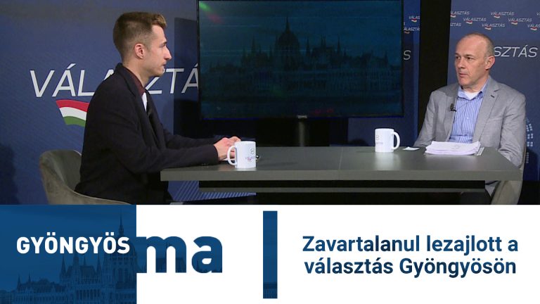 Zavartalanul lezajlott a választás Gyöngyösön