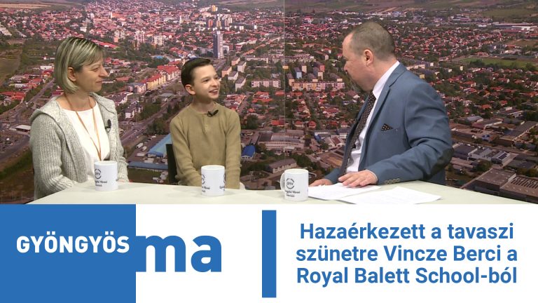 Hazaérkezett a tavaszi szünetre Vincze Berci a Royal Balett School-ból