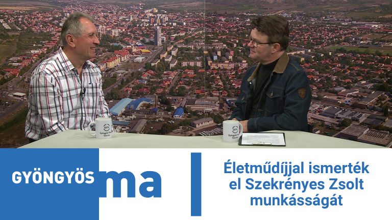 Életműdíjjal ismerték el Szekrényes Zsolt munkásságát