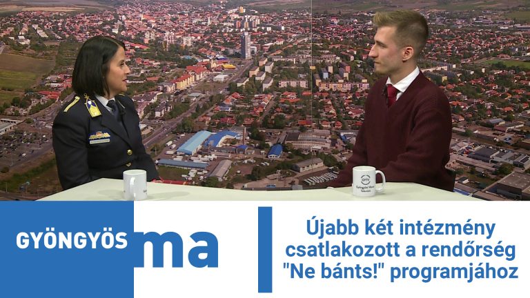 Újabb két intézmény csatlakozott a rendőrség „Ne bánts!” programjához