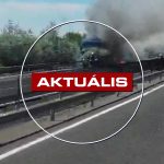 Órákra leállt az M3-as – teljesen kiégett egy kamion – Aktuális 2026.05.05