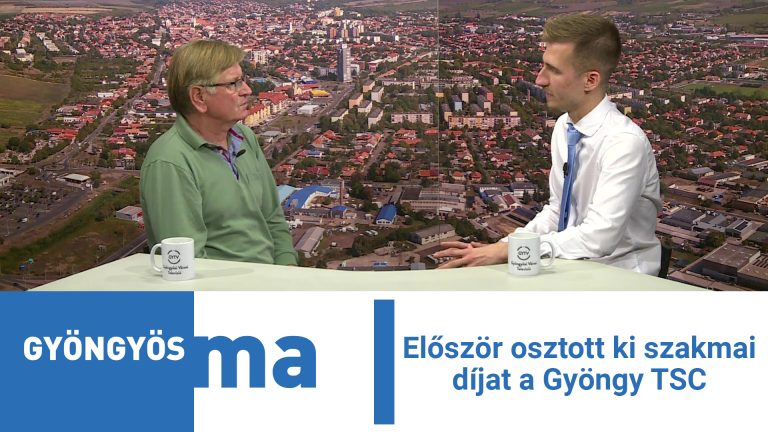 Először osztott ki szakmai díjat a Gyöngy TSC