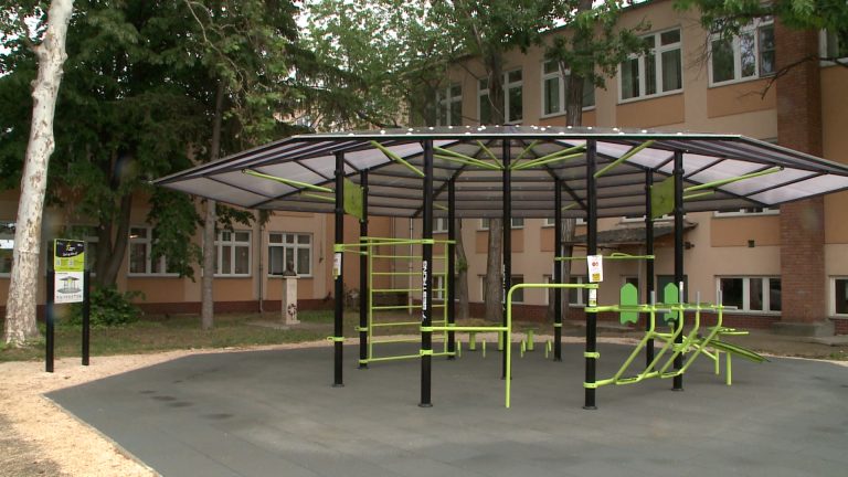 Vadonatúj kondipark az Egressy udvarán