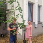 Fákat ültettek a gyöngyösi fiatalok