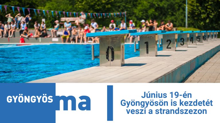 Június 19-én Gyöngyösön is kezdetét veszi a strandszezon