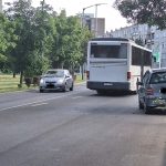 Baleset a buszmegállónál