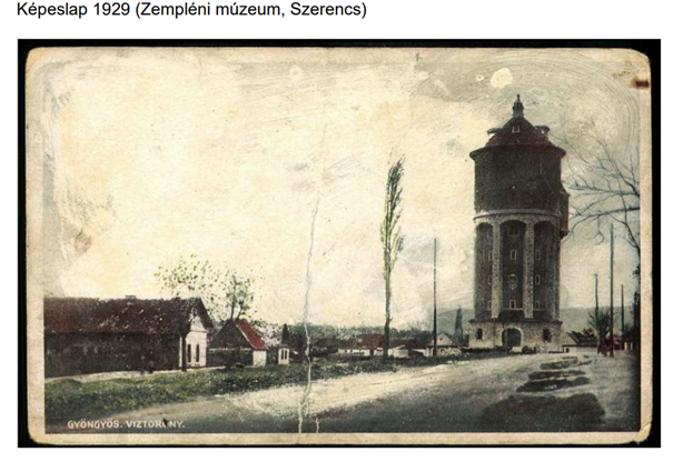 Száz éve épült a Petőfi utcai víztorony
