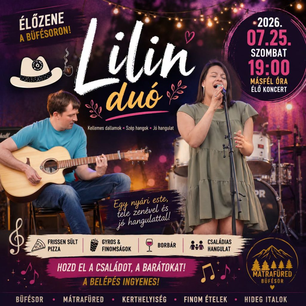 Lilin duó│Élőzene a Mátrafüredi Büfésoron