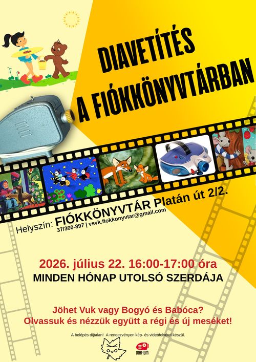Diavetítés a Fiókkönyvtárban