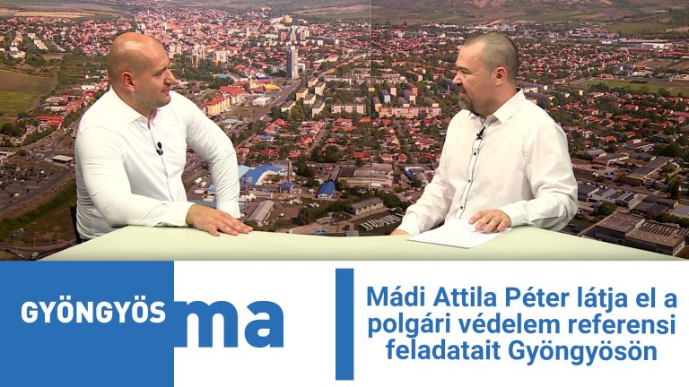 Mádi Attila Péter látja el a polgári védelem referensi feladatait Gyöngyösön