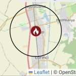 Lakatlan épület teteje ég Lőrinciben
