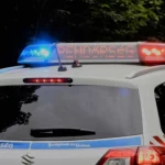 Baleset Gyöngyöstarjánnál – mentőhelikpoter érkezik a helyszínre