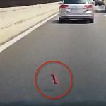Súlyzót dobtak a felüljáróról az M3-as autópályára