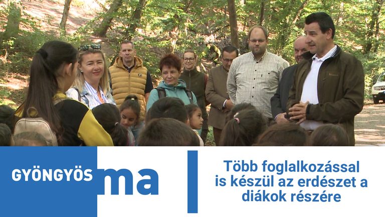 Több foglalkozással is készül az erdészet a diákok részére